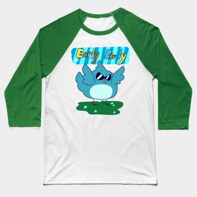 Early Birdy Baseball T-Shirt by saradaboru